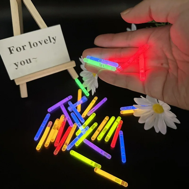 juguetes luminosos Glowing Sticks Bright Colorful Light Fluorescence Sticks Party Children Gifts Night Fishing Float Rod Lights