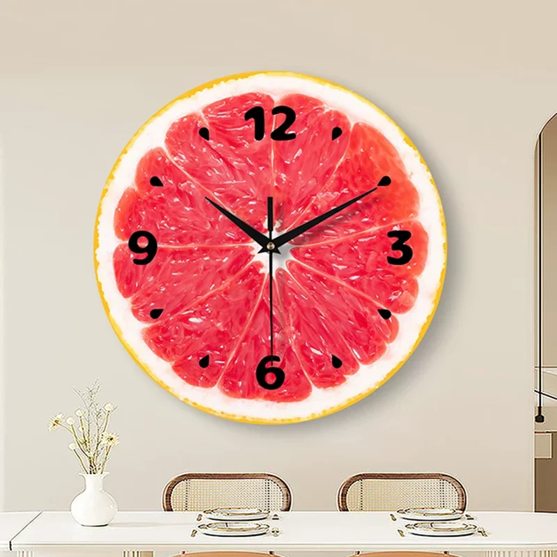 Round Restaurant Wall Clocks Digital Luxury Living Room Modern Bedrooms Design Clock Wall Fashion Horloge Murale Home Decoration