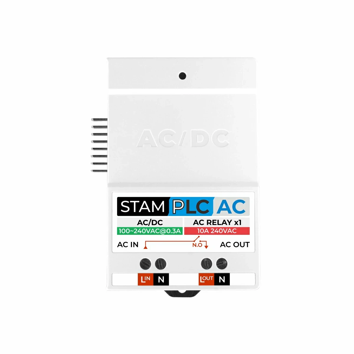 M5Stack StamPLC AC Relay Expansion Module Compatible with StamPLC Development Board for Solenoid Valve Control