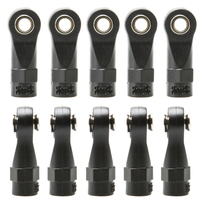 10PCS RhinoRC Straight Plastic Rod Ends Link Balls for 1/10 RC Crawler Car TRX-4 TRX4