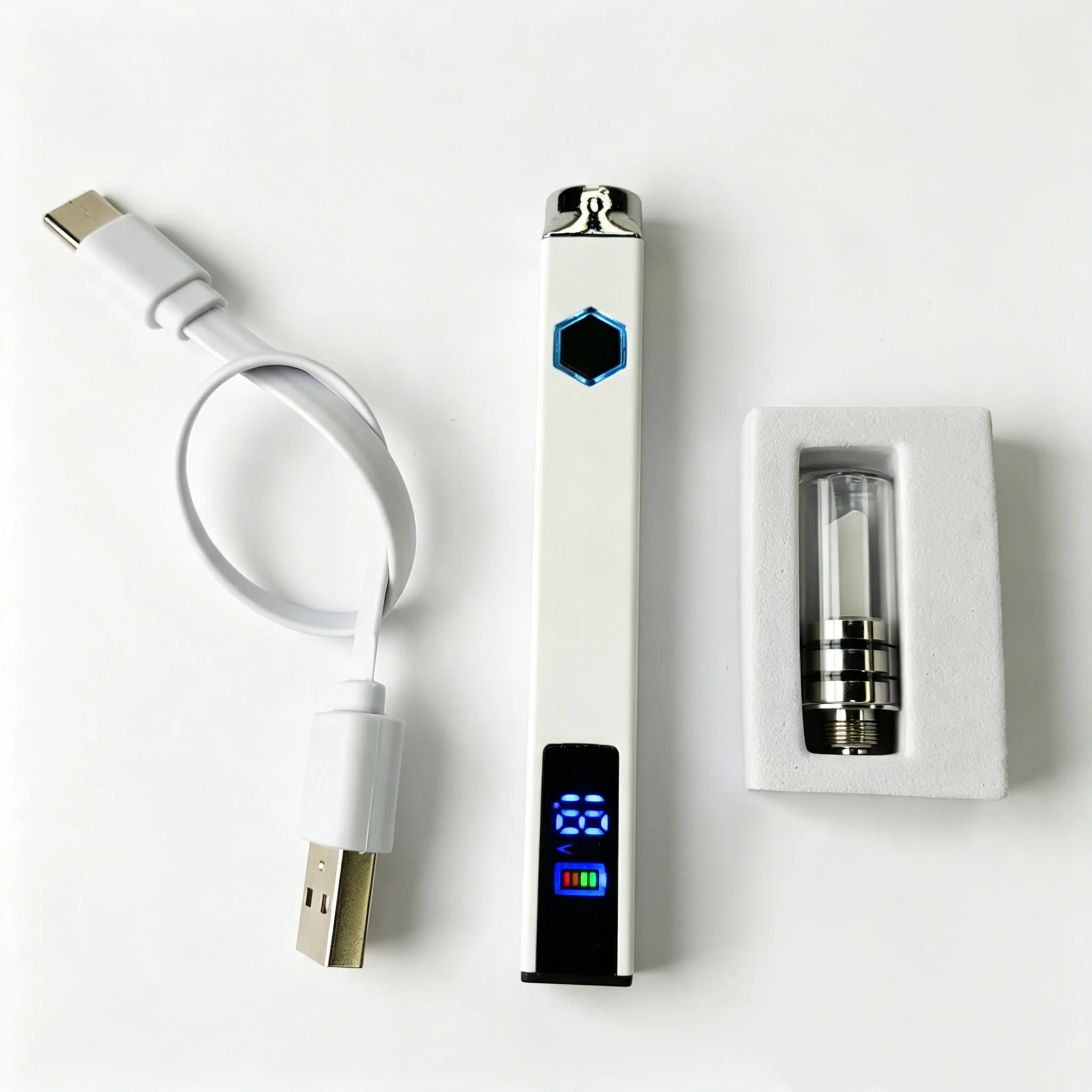 Assorted Colors ,LED Digital Display, Square, 510 Thread Battery, DIY Soldering Iron, DIY Hot Knife，Cutting And Heating Tool