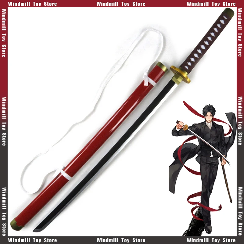 103cm Hijikata Toushirou Sword Gintama Weapon Anime Peripheral Wooden Weapon Model Katana Samurai Swords for Cosplay Gifts Toys