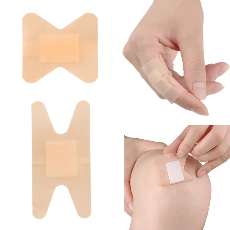 

50Pcs/Set Wound Dressing Band Aid Transparent Non-transparent Skin Patch First Aid Plasters Adhesive Bandages Woundplast Strips