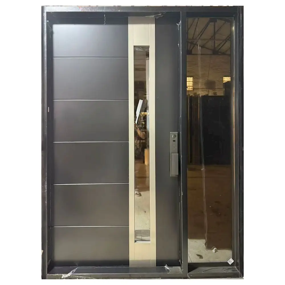 

Высококачественная индивидуальная дверь из нержавеющей стали 304 для наружного применения, прочная, антикоррозийная, безопасная дверь для коммерческих зданий