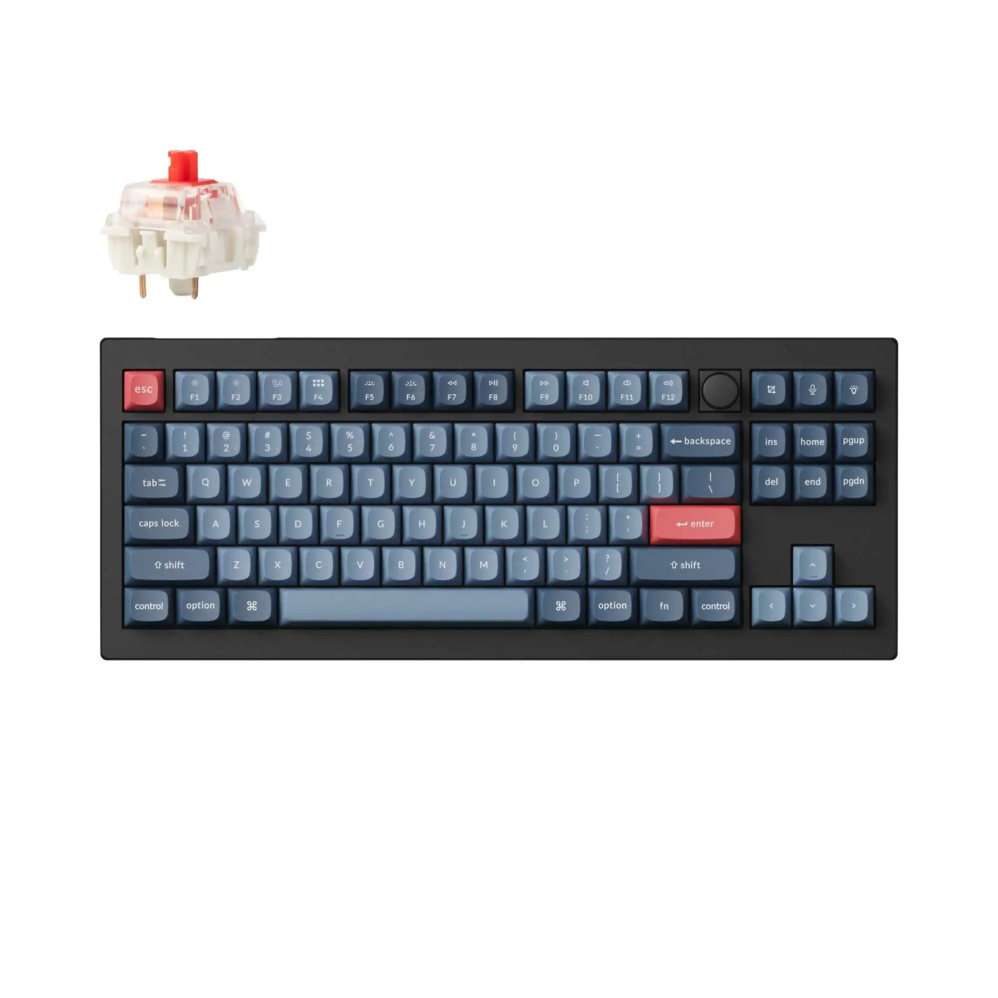 

Keychron V3 Max QMK/VIA Wireless Custom Mechanical Keyboard Gateron Jupiter Switch Double-shot PBT Keycaps