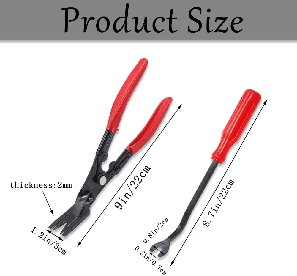 Car Door Clip Panel Trim Removal Tool Trim Clip Removal Pliers Van Door Fastener Dash Install Repair Tool Car Accessories