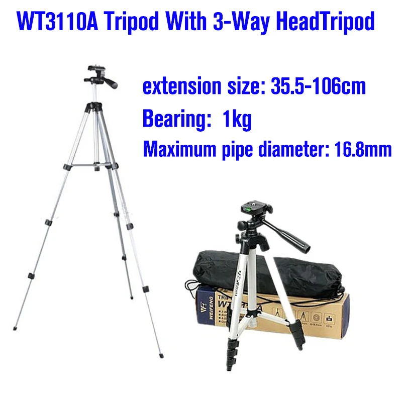 ขาตั้งกล้อง Mini ผู้ถือขาตั้งขาตั้งหลอดไฟขาตั้งกล้องสำหรับกล้อง DSLR Led แฟลชวิดีโอแหวนไฟเติมหลอดไฟ