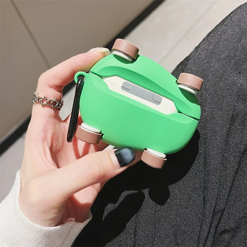 Funda de coche con aguacate para AirPods 4, Airpod 1, 2, 3 Pro, Pro 2, auriculares Bluetooth, caja de carga, funda protectora para auriculares