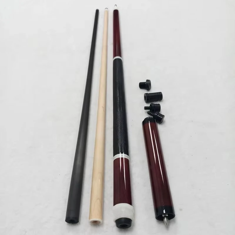 New Jassinry Pool Cues 58inch+13mm Tip Size Purple Heart Wood Billiard Cues Stick for American With Carbon Shaft and Cue Extend