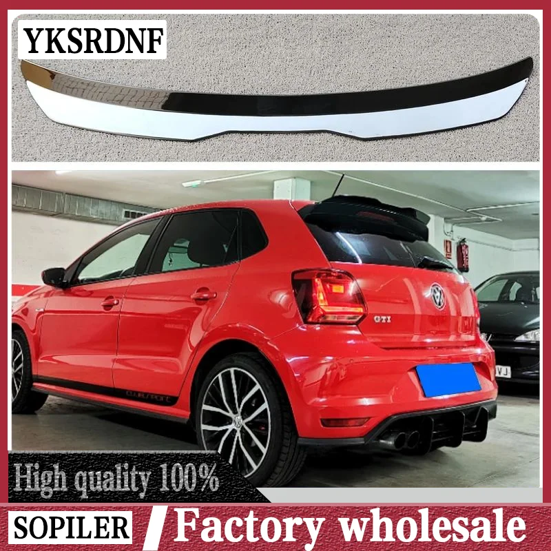 Dla Volkswagen Polo 5 Polo MK5 6R 6C GTI 2009-2017 Spoiler dachowy Skrzydło Zestawy do stylizacji samochodu