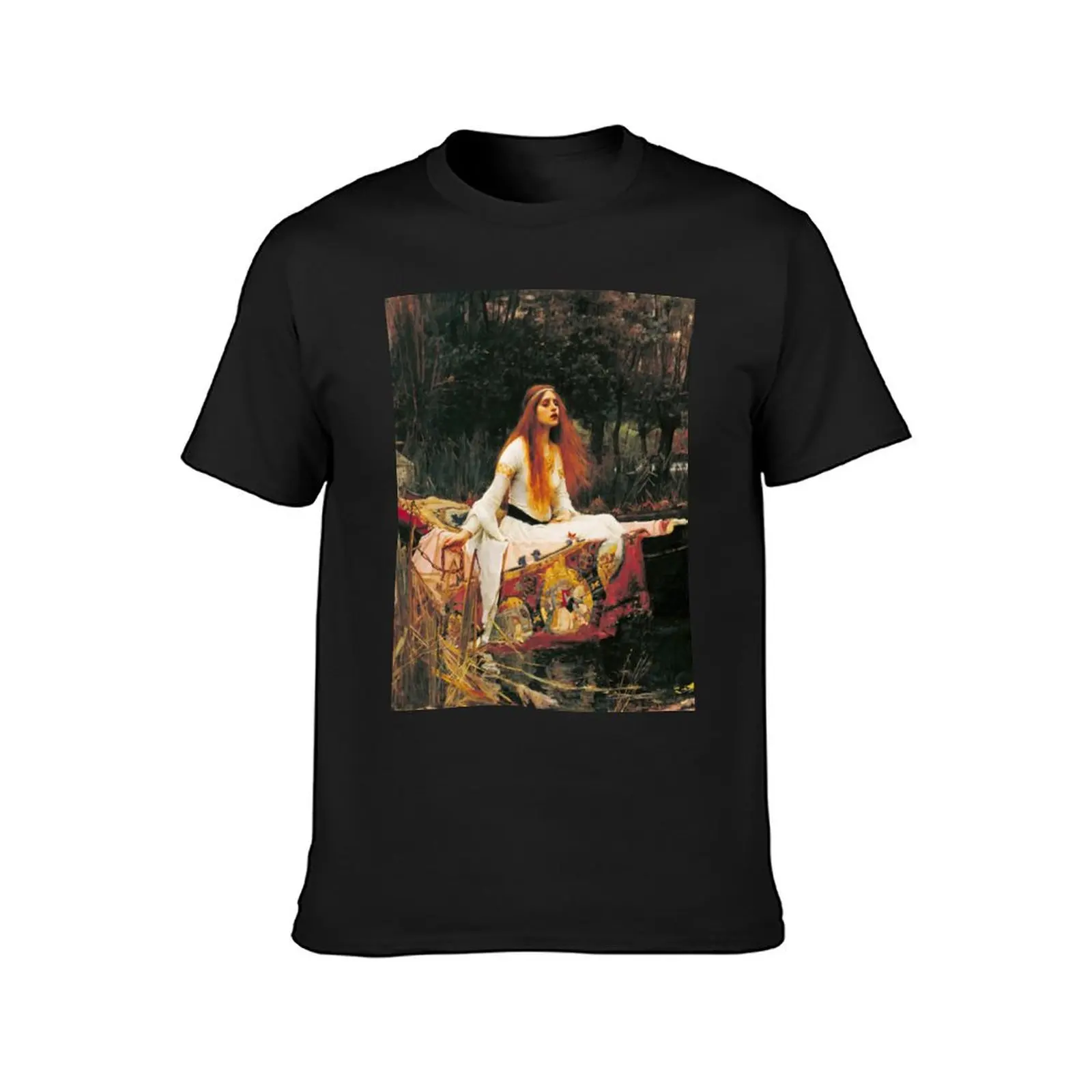 John William Waterhouse - The Lady of Shalott (1888) T-Shirt Blouse shirts graphic tees Men's t-shirt