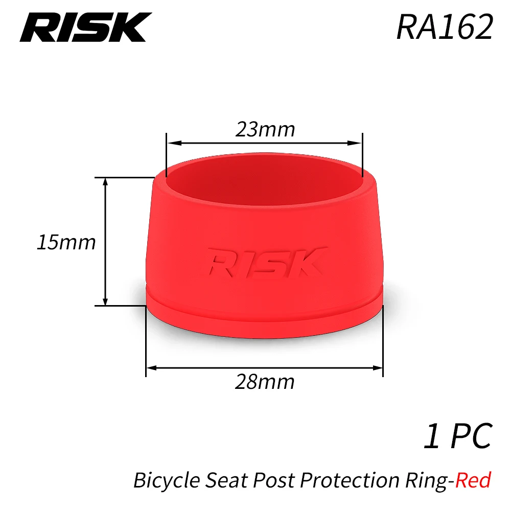 Risk Mountain Road Fahrrad-Sattelstützen-Schutzringe Wasserdichte Staubdichte Silikonringe für 24-35mm Sattelstützenrohre Fahrradteile
