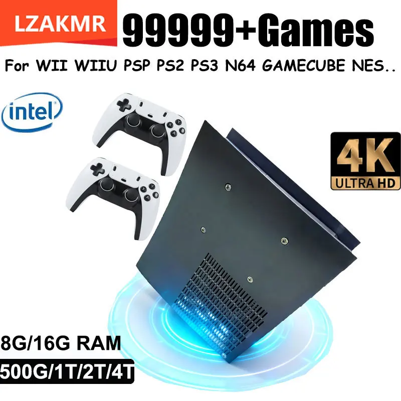 New Upgrade CPU AC1 Pro Dual System Features Win11 2/4TB ROM 8G/16G RAM and Over 99,999 Games for Switch, PS2, PS3, XBOX, NGC