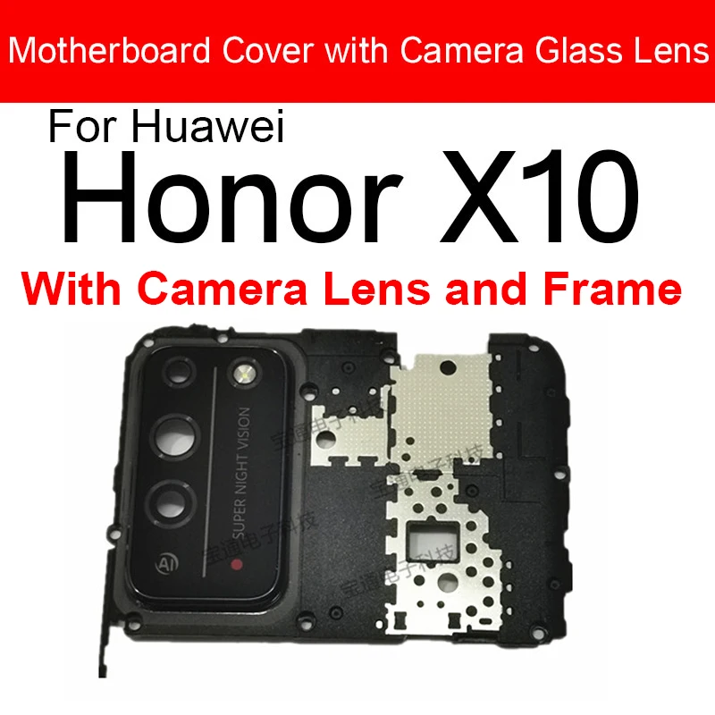 Mainboard Frame Cover For Huawei Honor 8X 9X Pro 9A X20 X10 Max Back Motherboard Antenna Cover Small USB Board Reapir Parts