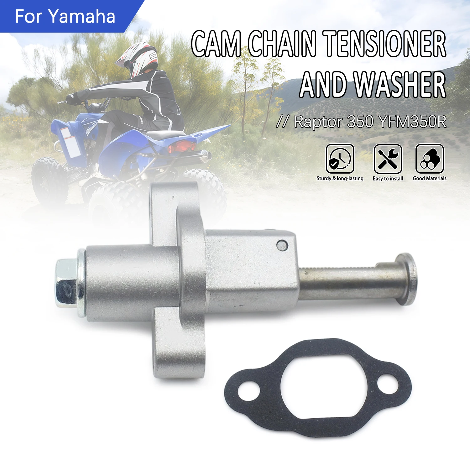 

Cam Timing Chain Tensioner Gasket Kit Motorcycle Parts For Yamaha YFM350 Grizzly YXR45F Rhino YFM400 Big Bear XVS950 2009-2015
