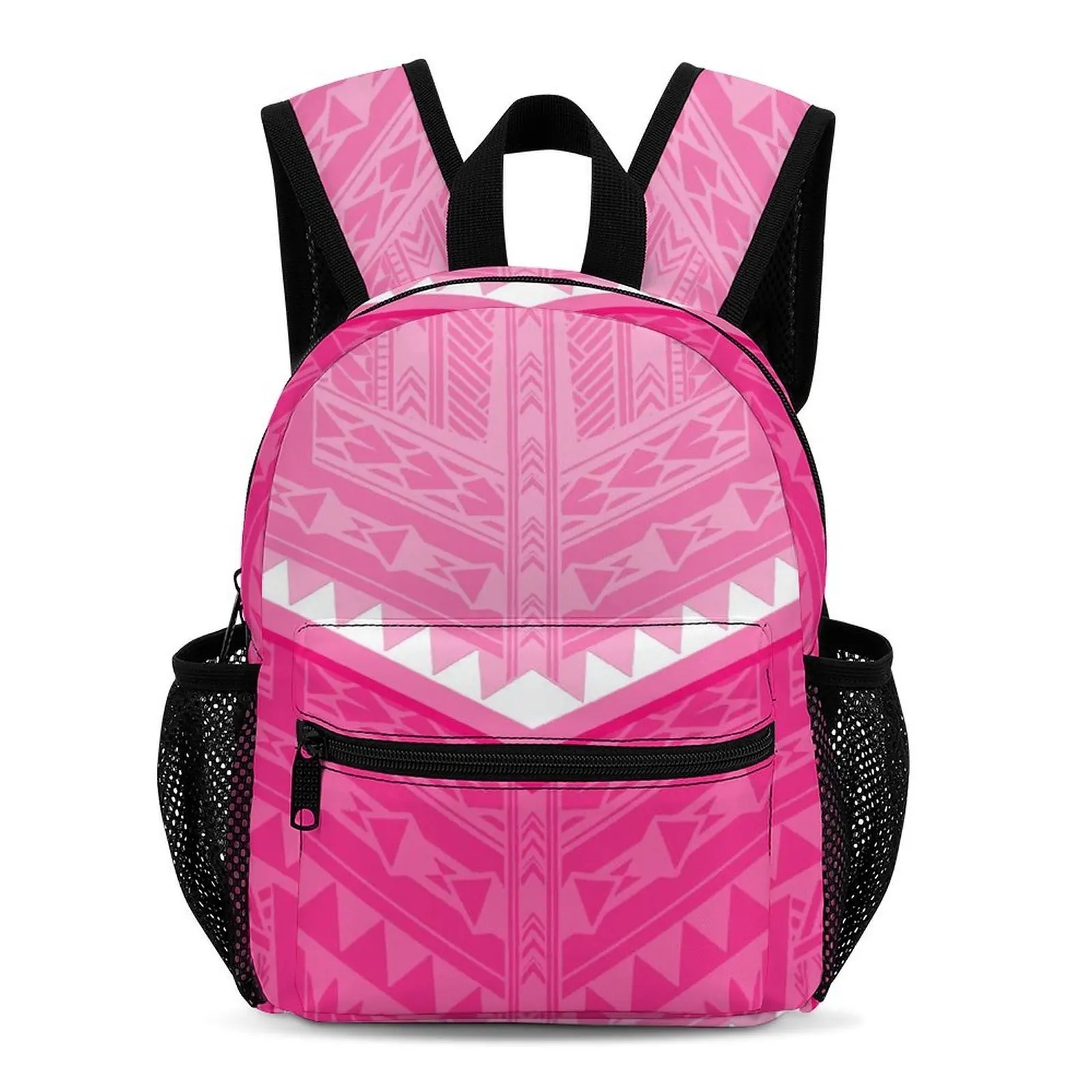 حقيبة ظهر بولينيزية للأطفال الصغار حقيبة ظهر صغيرة محمولة للأطفال تتميز بأشرطة كتف قابلة للتعديل والتي يمكن تخصيصها