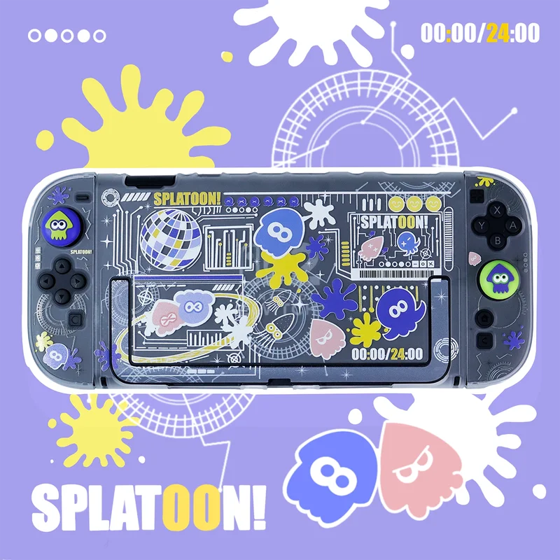 Coque de protection Switch 2 au design original Splatoo Handsome Boy, coque de protection personnalisée Ns2, périphérique de jeu Anime