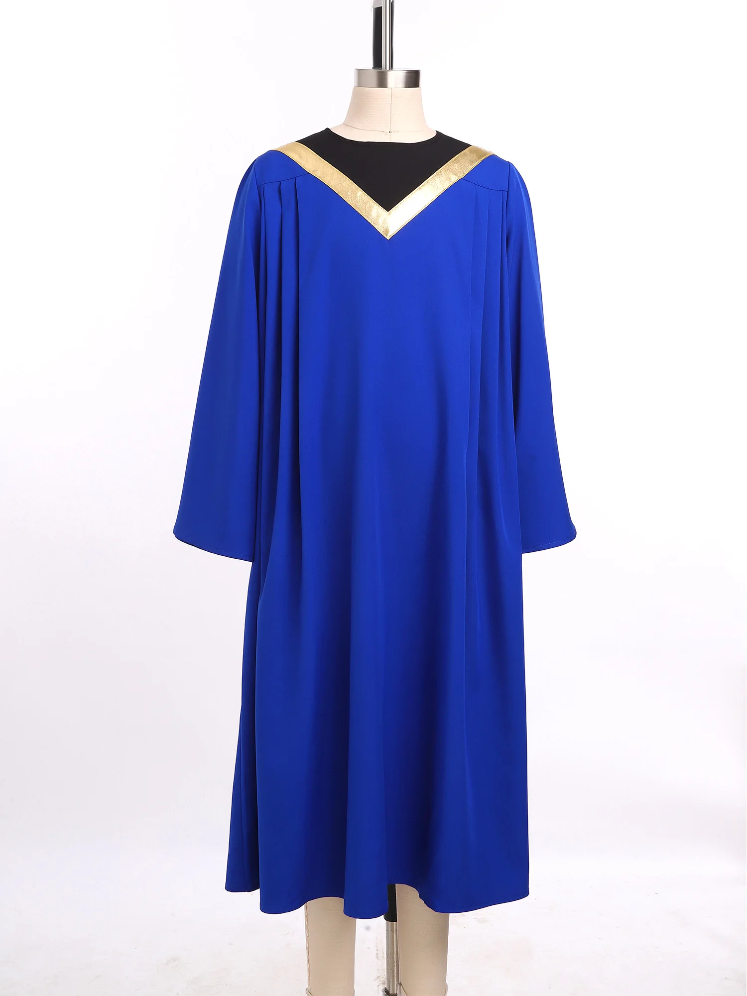 

Kids Boys Girls Zipper Choir Church Robe Graduation School Celebrations Ceremony Thobe Long Sleeve Dress Halloween Raves Costume