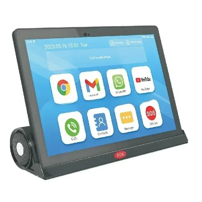 10.1 Inch Best Reading Seniors Tablet Automatically Answer Calls One Click Call Help Tablets Pc For Senior With Internet