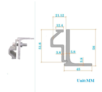 8Pcs Solar Mounting Panel Clamp Aluminum Alloy Clip For Tin Roof