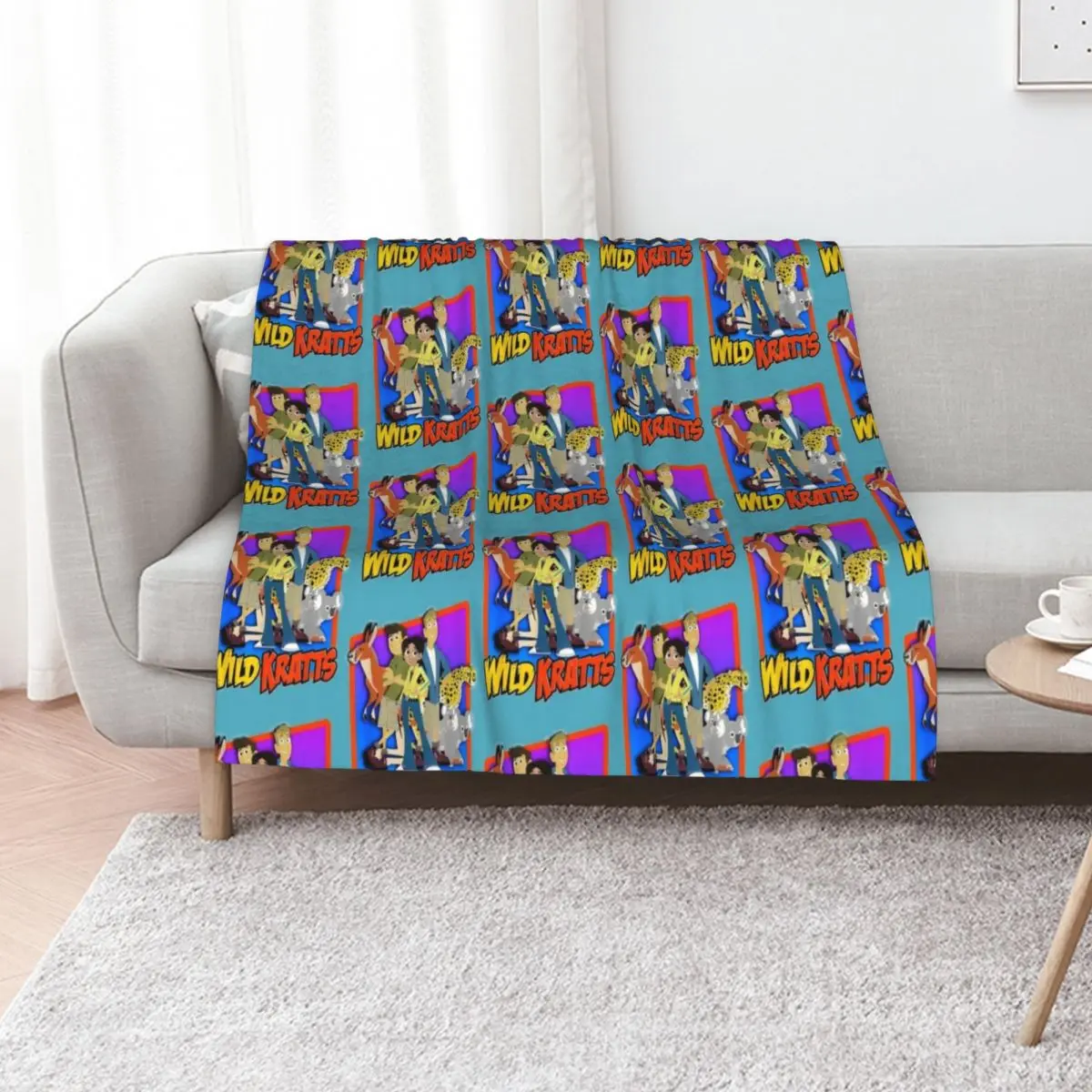 

Wild Kratts(2) Throw Blanket Polar Soft Bed covers Luxury Thicken Blankets