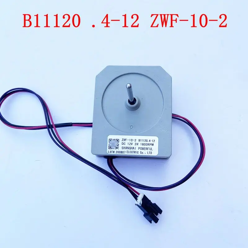 DC Fan Motor B11120 .4-12 ZWF-10-2 for MeiLing Rongsheng Double Door Refrigerator Repair Parts DC12V 2W