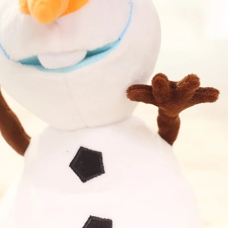 Oryginalny Disney Frozen Olaf pluszowy Kawaii bałwan zabawki Model postaci miękkie nadziewane Animes lalki na prezenty dla dzieci