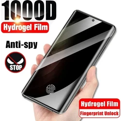 Anti Spy Hydrogel Film For Samsung Galaxy S20 S21 S23 S22 S24 Ultra S21 S23 FE Note 10 20 Ultra Privacy Screen Protector