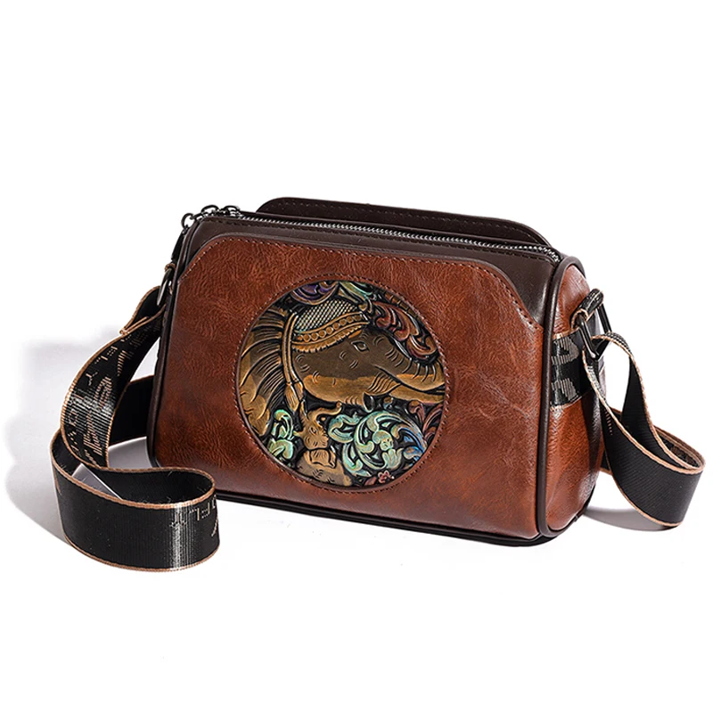 Retro Women\'s Shoulder Bags Hot Selling Women\'s Diagonal Straddle Bag Luxury Bag Designer Animal Embroidery Wallet Sac a Main