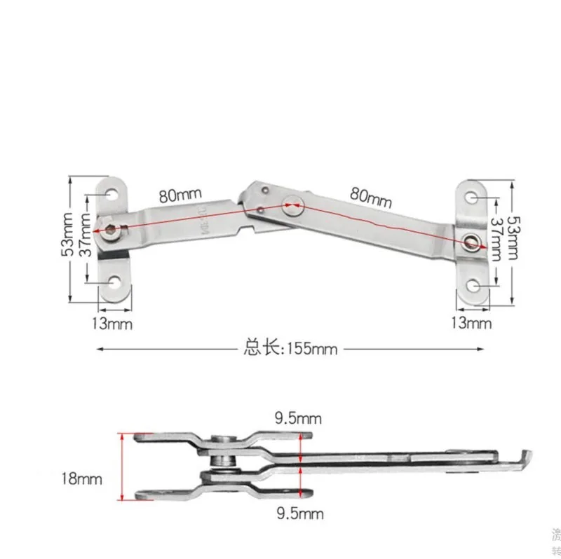 Window limit bracket aluminum alloy casement window windproof stainless steel limiter wind brace