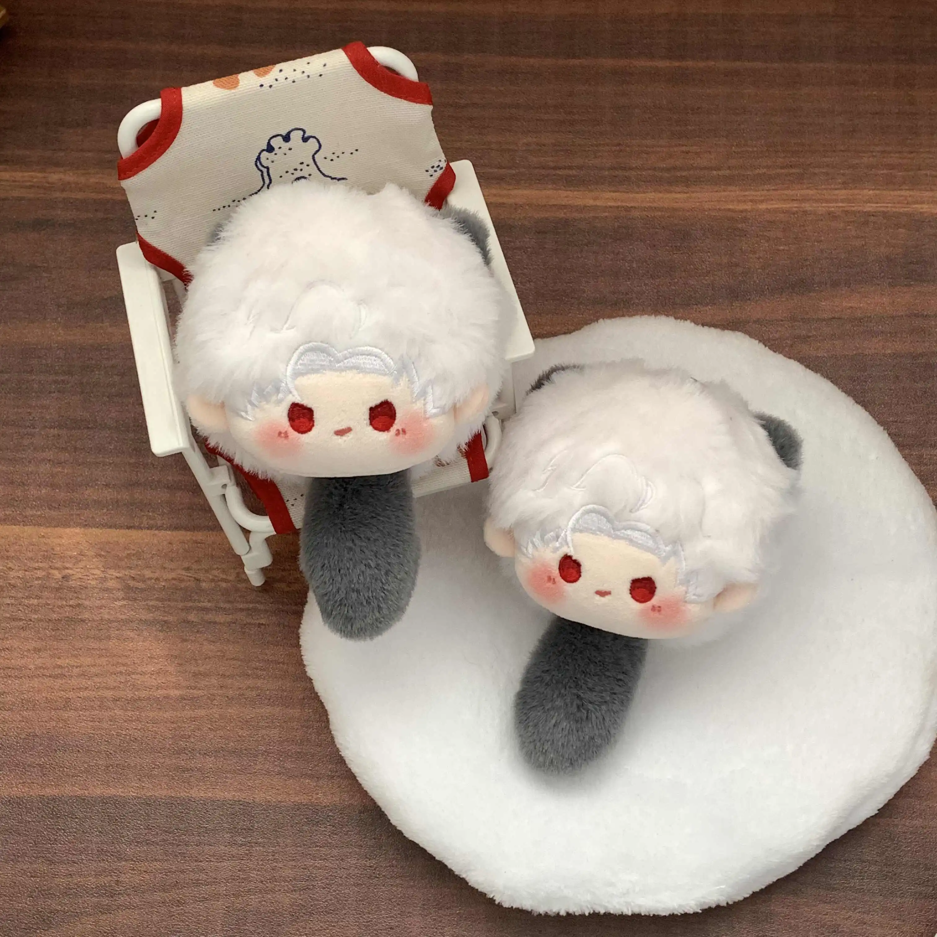 

Anime Love and Deepspace Rafayel Xavier Sylus Caleb Zayne Cute 10CM Plush Doll Dango Bag Pendant Keychain Plushie Toys Gift