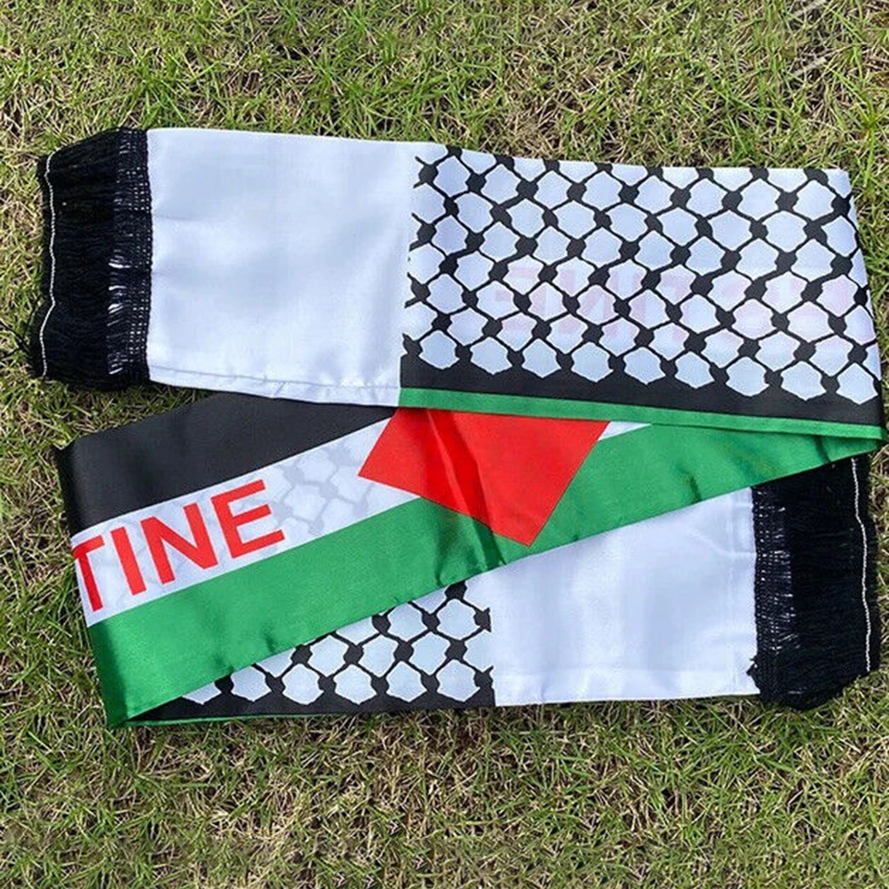 1-30Pcs Women\'s Scarf Palestine Flag Scarf Double Side Soft Skin Friendly Comfortable Scarf 2023 Winter Warm Scarf Men Sacrfs