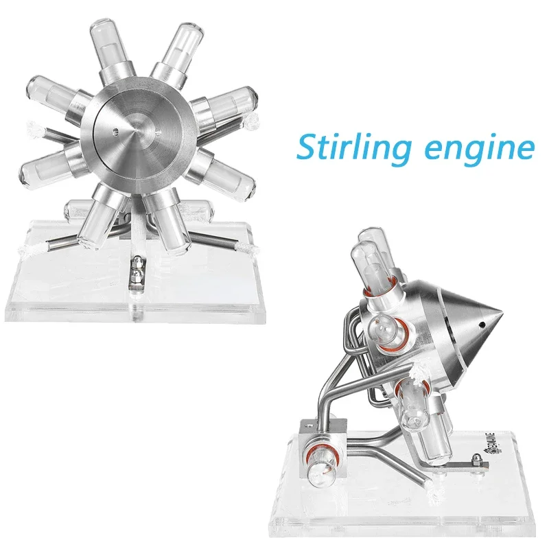 Eachine ET3 STEM Hot Air Four-Cylinder Engine External Combustion Engine Model Toy Is Suitable for Science Experiments