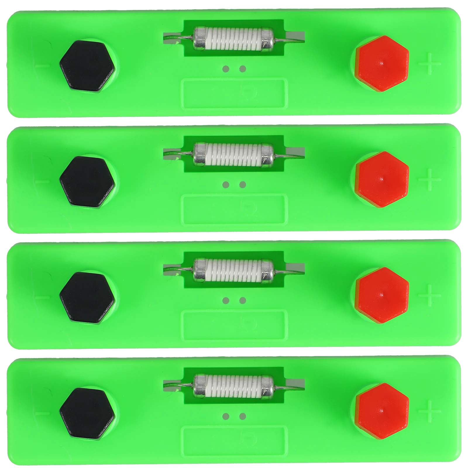 

4pcs Circuit Experiment Resistance Kit 5 10 15 Ohm 20 Ohm Load Resistor For Diy Electronic Science Kids Physics Teaching Aids
