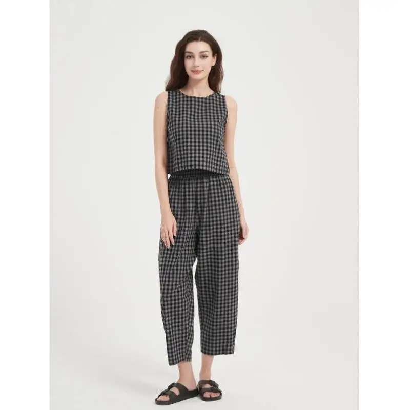 Herren Casual Spor Plaid Set Seven Sve T-Shirt Ort Hosen Herbst Faion Bequemes, atmungsaktives Herren Faion Set