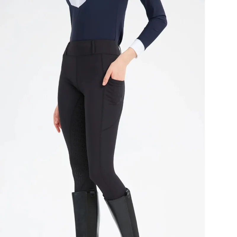 الربيع والصيف ركوب السراويل النسائية محبوك عالية تمتد، سليم المناسب سيليكون ركوب السراويل الضيقة ركوب السراويل تنفس نحن #3