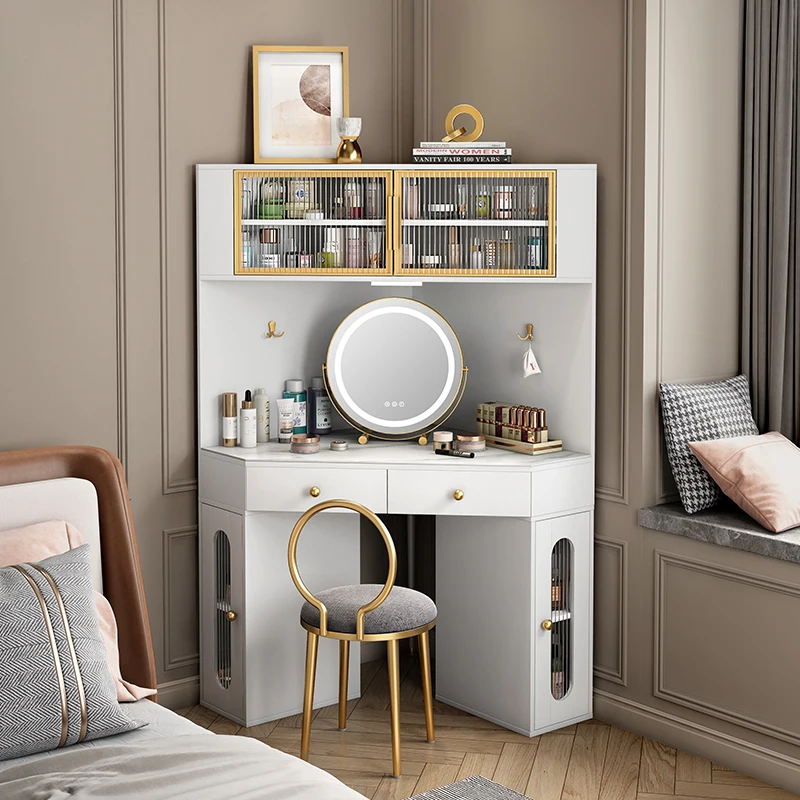 Dresser, storage cabinet, integrated small apartment, bedroom, simple modern triangle makeup table