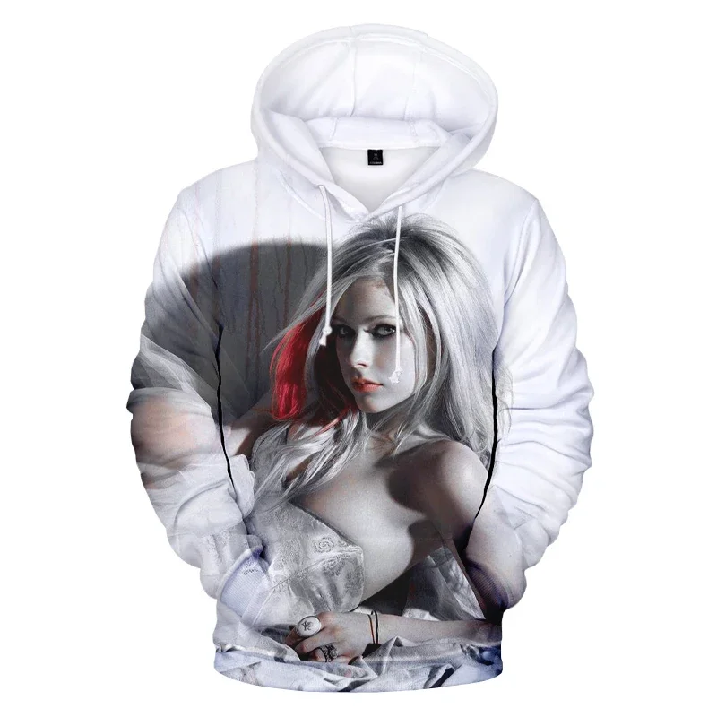 Harajuku Comfortable Cosplay Avril Lavigne 3D print Hoodies Sweatshirts Men/Women Sweatshirt Adult/Child Casual Pullovers