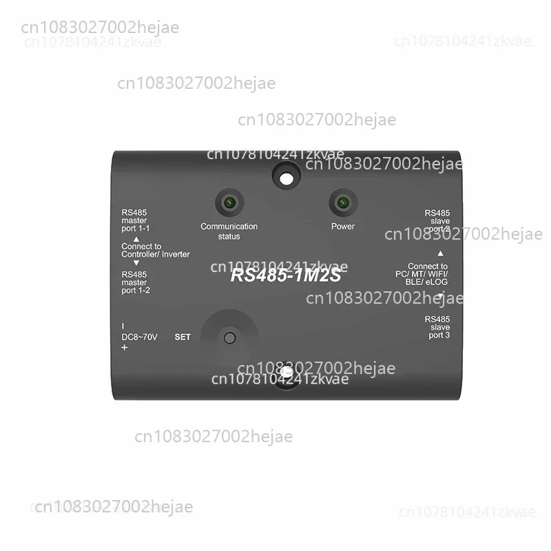 

RS485-1M2S Extension Module extend the RS485 communication port of EPever solar controller/inverter
