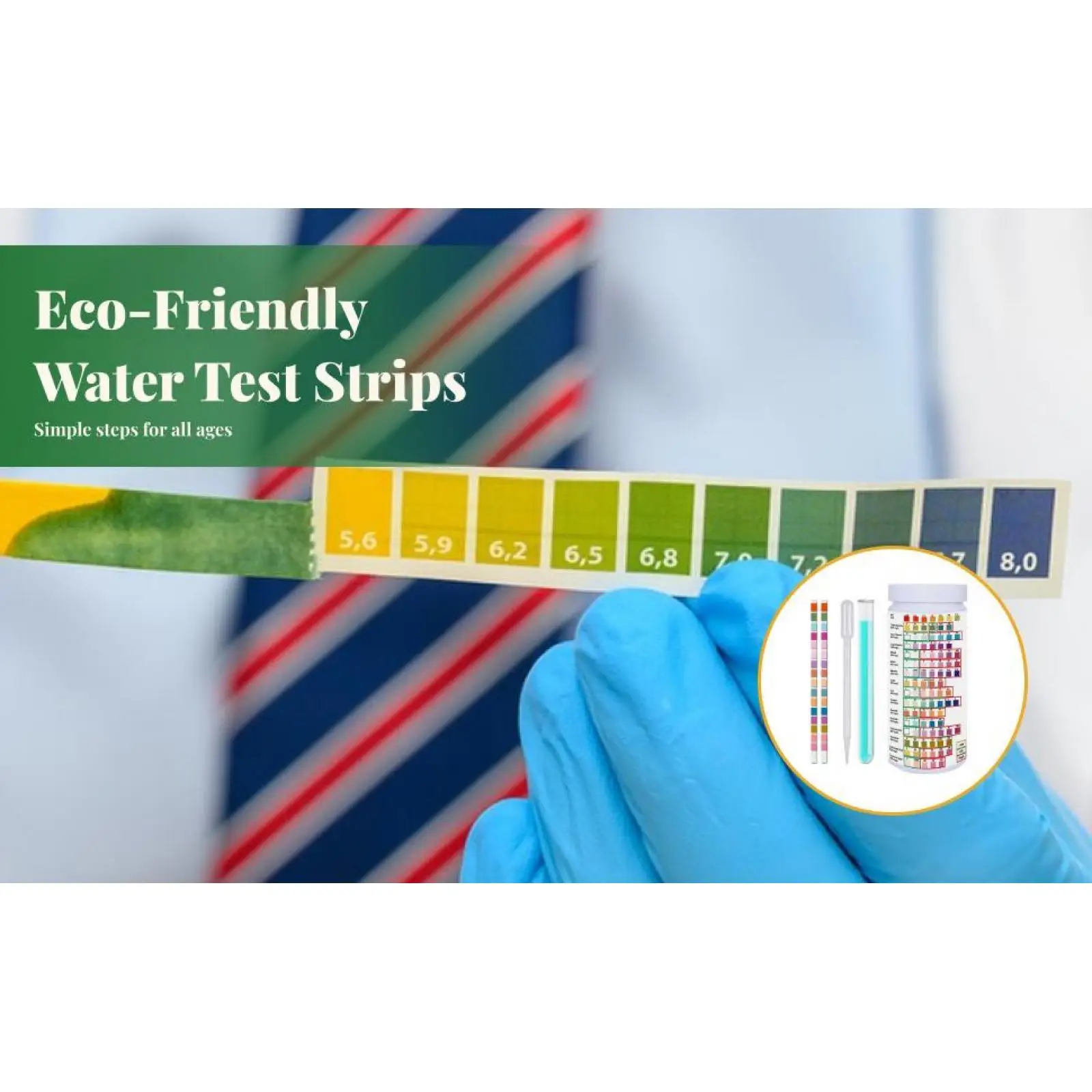Water Testing Multifunctional Alkaline Testing Strips for Pond