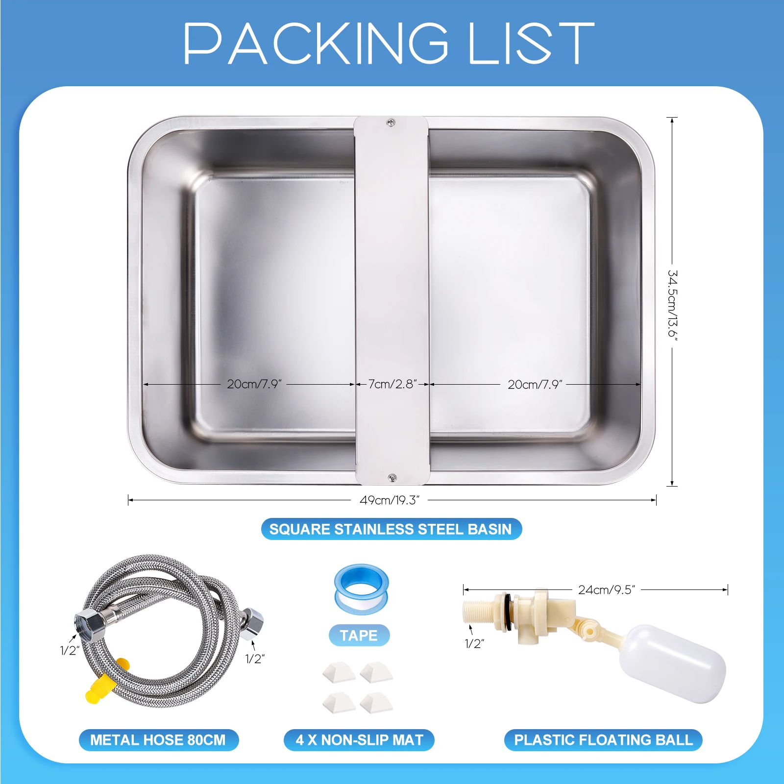 25L Dog Water Bowl Stainless Steel Square Pot High Capacity Fully Automatic Double Bowl Water Dispenser Feeding Equipment Tools