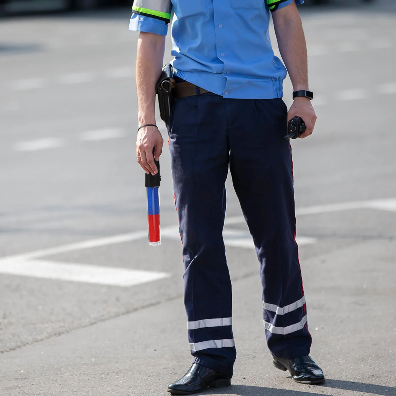 Concert Glow Sticks Portable Warning Flashing Torch Safety Flashlight Traffic Signal Wand Night Wands