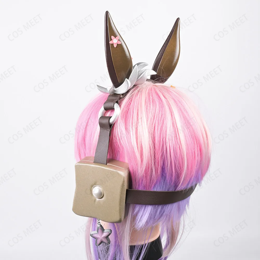 Anime Uma Musume Pretty Derby Rich Carat Cosplay Hair Clip For Halloween Carnival Party Dress Up Comic Con Cos Accessories view 3