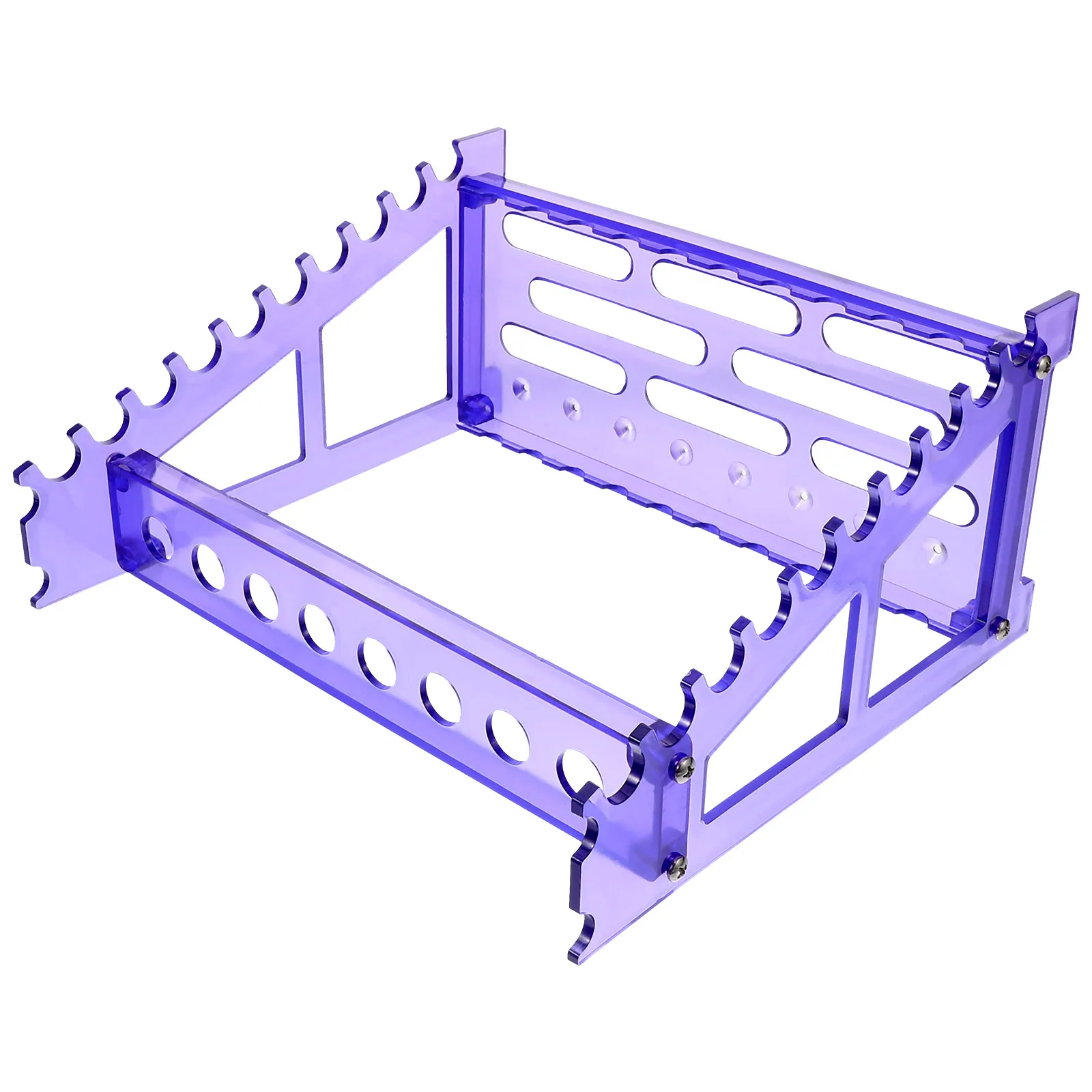 

Portable Pipette Stand Purple Sampling Rack Inclined Frame Straw Holder Multiple Pipettes Lab Tools Plastic Experiment Rack