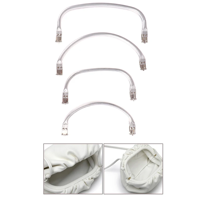 1Pcs Bag Frame Cloud Doctor Purse Frame Metal Aluminium Tube Frame Bag Handle Clutch Bag Parts