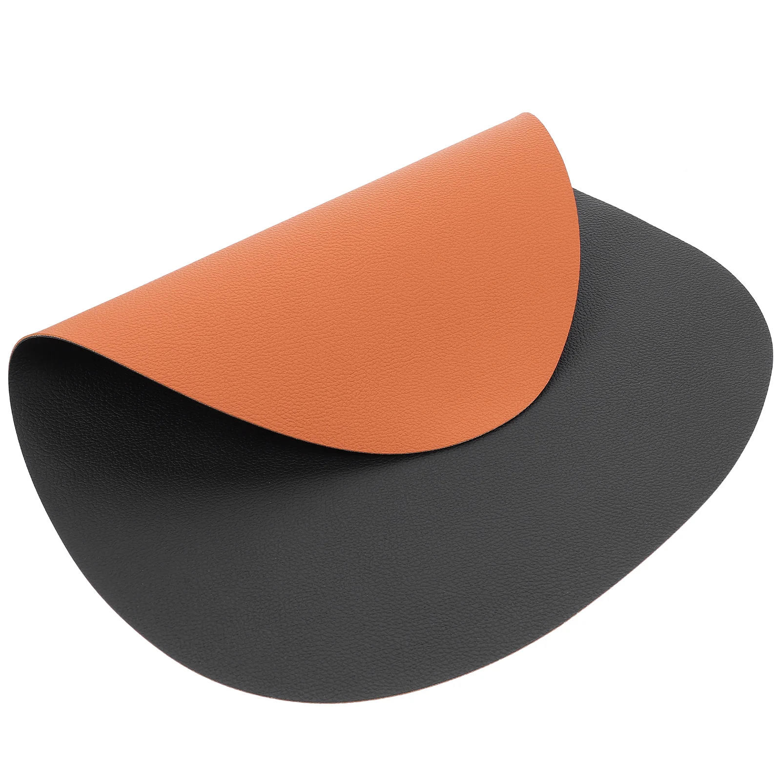 

Waterproof PU Dining Table Placemat Heat Resistant Insulation Placemat Anti Skid Bowl Mat For Tableware