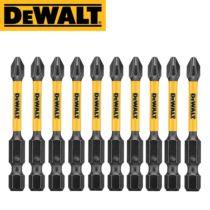 DEWALT PH2 SL8 Impact Type Drill Bit Set Hexagonal Socket Magnetic Ring Rotate Drill Bit Carpentry Tools Accessories