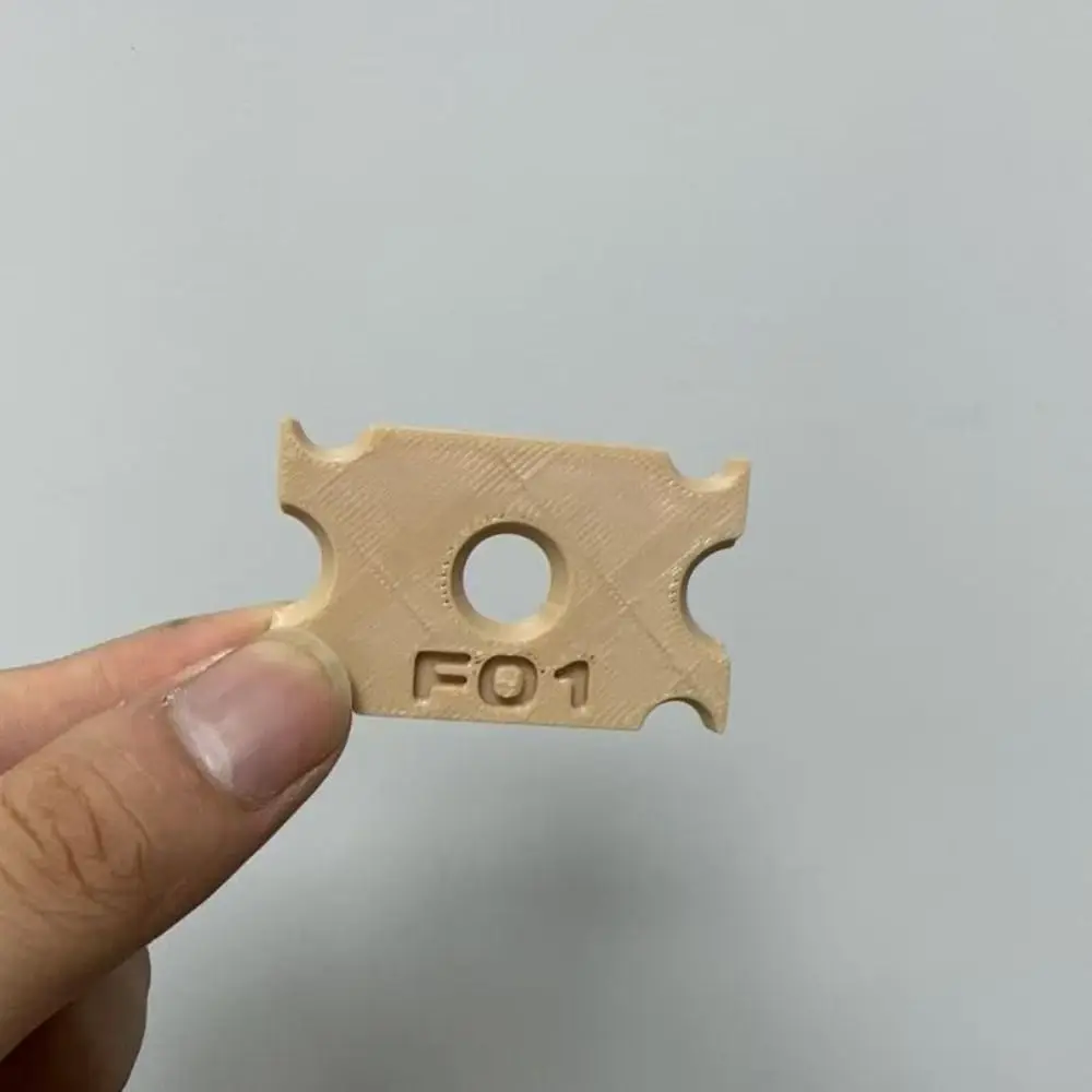 New Plastic Pottery Clay Tool Minimalist Style Profiled Edges Clay Shaping Template Reusable Center Grip Hole Clay Edge Tool