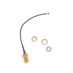 SMA Jack reto ao conector de IPEX FEMALE, cabo da trança, RF, UFL, U. FL, Antena IPX, Fio Adaptador para WiFi, GSM, GPS, 1.13mm