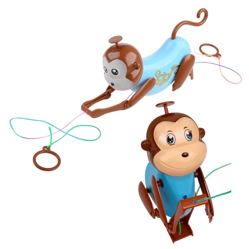 

L5YF Funny Climbing Rope Plastic Monkey Toy for Kids&Adults Trick Toy with 2 Optional Colors Relieve Stress